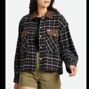 NEW Brixton Bowery flannel shirt